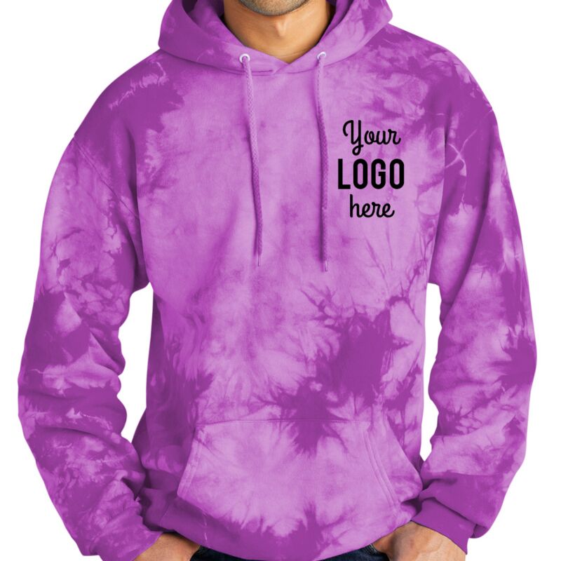 Crystal Tie Dye Pullover Hoodie Thumbnail