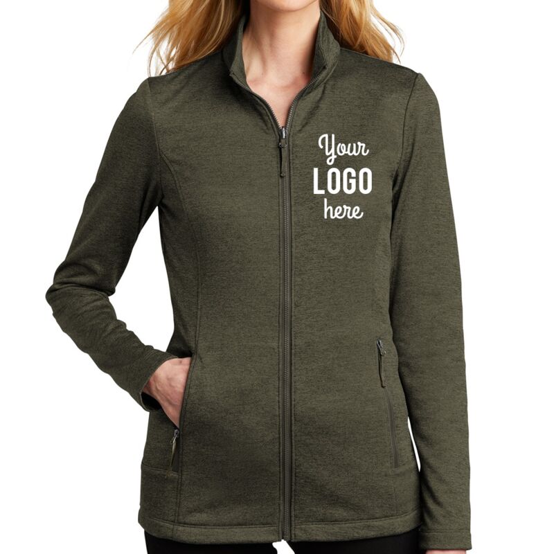 Ladies Collective Striated Fleece Jacket Thumbnail