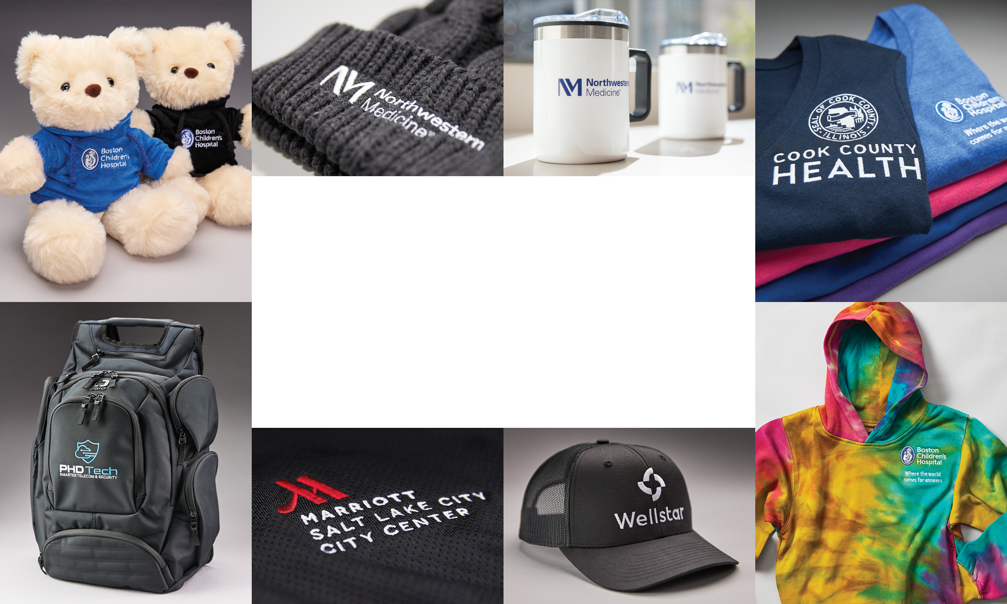 Custom branded merchandise by LuckyStitch