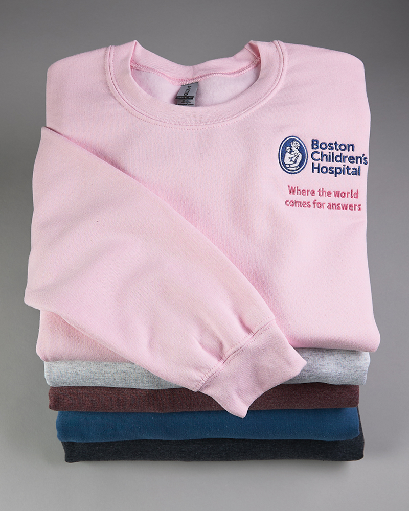 Boston Children's Hospital branded sweatshirts