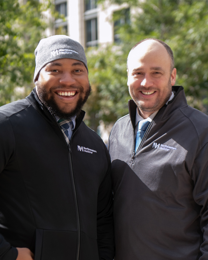 Northwestern Medicine branded jackets