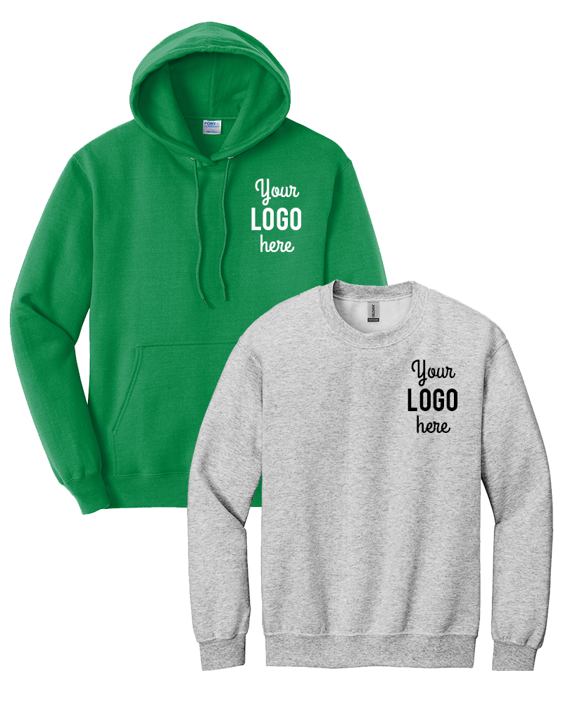Custom branded sweatshirts & hoodies