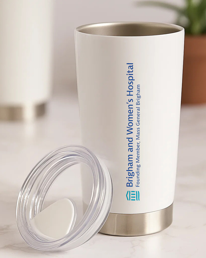 Brigham & Women's Hospital branded water bottles
